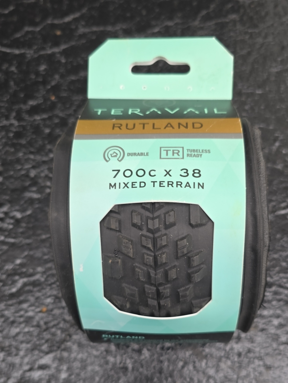 Teravail Rutland 700c x 38 Mixed Terrain Bike Tire - Black